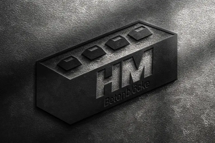HM Betonblöcke Logodesign